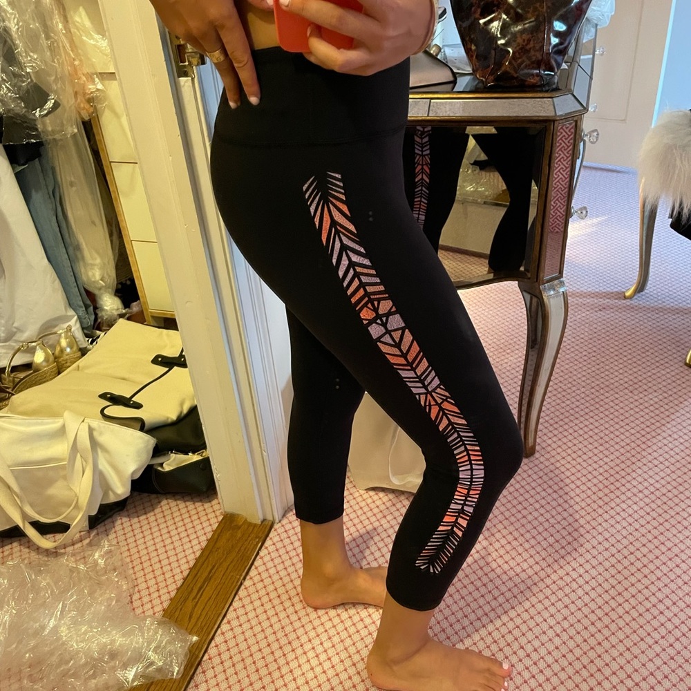 Cropped pair of Lululemon leggings